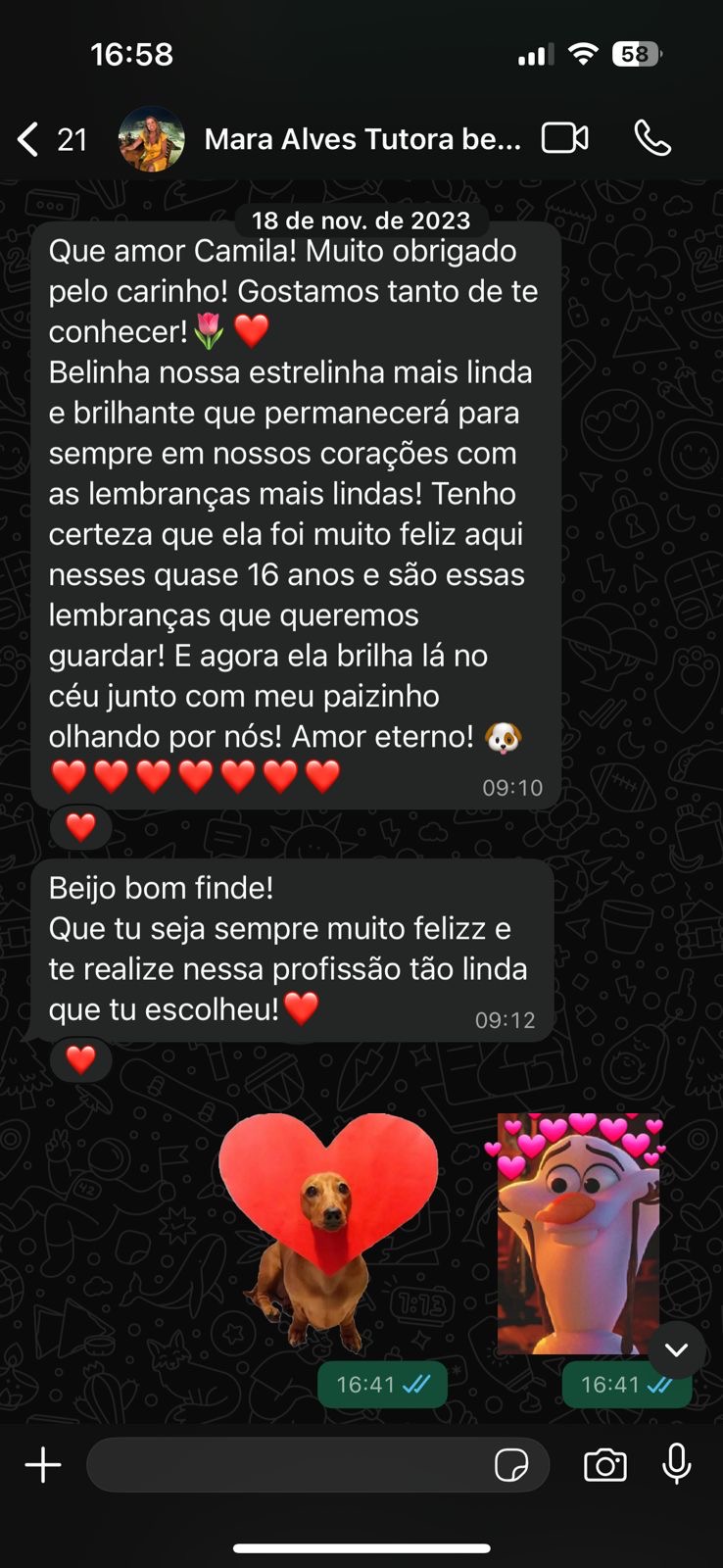 Depoimento WhatsApp 2